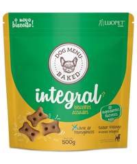 Biscoito Dog Menu Baked Integral 500g — Cereal Integral Natural para Cães