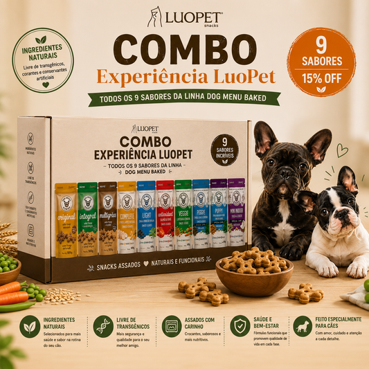 Combo Experiência LuoPet — Todos os 9 Sabores